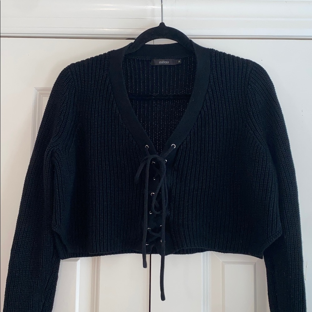 LF Millau cropped cardigan size Small